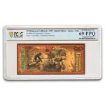 2025 10 Oklahoma Goldback Aurum Gold Foil Note MS-69 PCGS (Alpha)