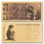 2025 25mg Gold Aurum Note - Natural Treasures: Prairie Dog 24K