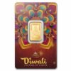 2025 5 gram Gold Bar - PAMP Suisse Diwali Lakshmi & Rangoli
