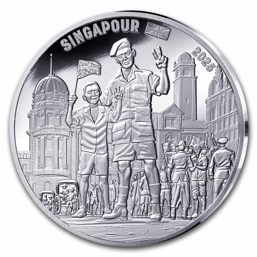 2025 Ag €10 80th Anniversary of V-E Day Proof: British Soldier