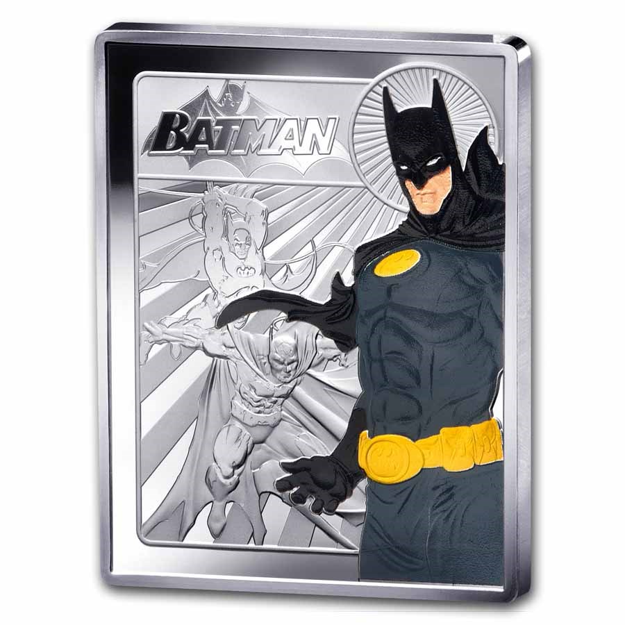 2025 Ag €10 Colorized Rectangular Justice League: Batman