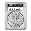 2025 American Silver Eagle MS-70 PCGS (FDI, Damstra)