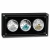 2025 AUS Year of the Snake 1 oz Silver Trio (SIII, w/Box & COA)