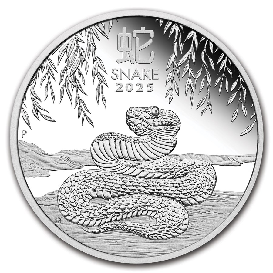 2025 Australia 1/2 oz Silver Lunar Snake Proof (w/Box & COA)