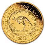 2025 Australia 1 kilo Gold Kangaroo BU
