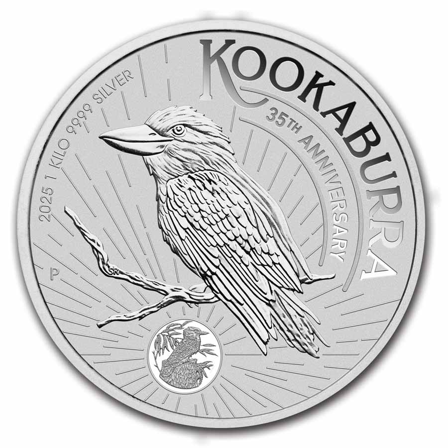 2025 Australia 1 kilo Silver Kookaburra BU