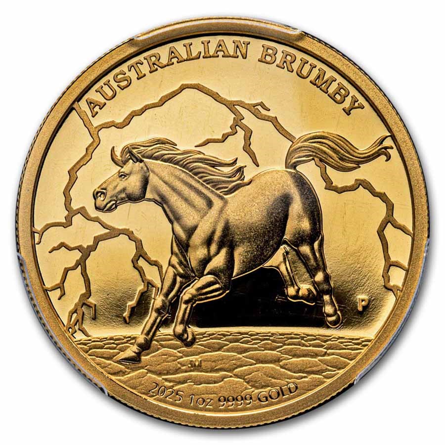 2025 Australia 1 oz Gold Australian Brumby PR-70 PCGS