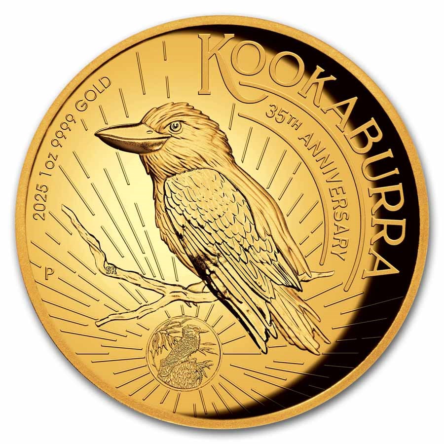 2025 Australia 1 oz Gold Kookaburra PF (High Relief, Box & COA)