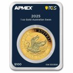 2025 Australia 1 oz Gold Swan (MD® Premier Single + PCGS FS®)