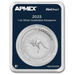 2025 Australia 1 oz Silver Kangaroo (MintDirect® Single)