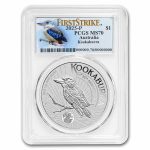 2025 Australia 1 oz Silver Kookaburra MS-70 PCGS (FS, Kook Label)