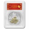 2025 Australia 1 oz Silver Lunar Snake MS-70 PCGS Gilded