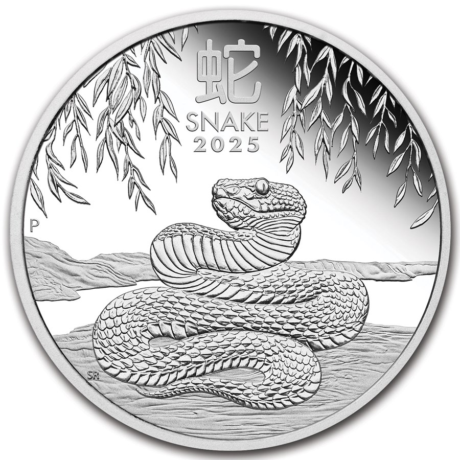 2025 Australia 1 oz Silver Lunar Snake Proof (w/Box & COA)