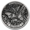 2025 Australia 2 Kilo Silver Antiqued Butterfly High Relief