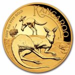 2025 Australia 2 oz Gold Kangaroo Proof HR (Box & COA)