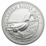 2025 Australia 2 oz Silver $2 Southern Right Whale Coin BU
