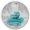 2025 Australia 2 oz Silver Lunar Snake BU (Colorized, SIII)
