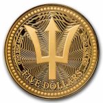 2025 Barbados 1 oz Gold Trident BU