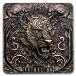 2025 Benin 1 oz Silver Animalium: Tiger (w/ Box & COA)