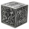 2025 Burundi 1 kilo Silver Antique Greek Gods Cube Shaped Coin
