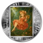 2025 Cameroon 1/2 oz Silver AI•NIME Art: The Swing (Blister Pack)