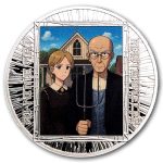 2025 Cameroon 1/2 oz Silver AI•NIME Masterpieces: American Gothic