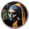 2025 Cameroon 1 oz Silver Girl with a Pearl Earring (Box & COA)