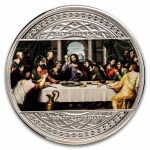 2025 Cameroon 1 oz Silver Last Supper Colorized