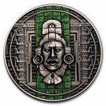 2025 Cameroon 2 oz Silver Antique Ancient Maya (with Box & COA)