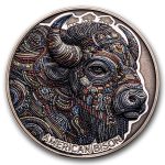 2025 Cameroon 2 oz Silver Patterns of the World: American Buffalo