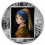 2025 Cameroon Silver AI•NIME Art: Girl with a Pearl Earring