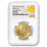 2025 Canada 1 oz Gold Maple Leaf Gem BU NGC Early Release