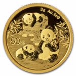 2025 China 3 gram Gold Panda BU (Sealed)