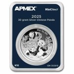 2025 China 30 gram Silver Panda (MintDirect® Single)
