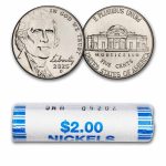 2025-D Jefferson Nickel 40-Coin Roll BU