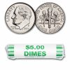 2025-D Roosevelt Dime 50-Coin Roll BU