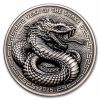 2025 Fiji 1 oz Silver Year Of The Snake Antiqued Finish UHR