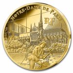 2025 France 1/4 oz Gold Proof UNESCO (Notre-Dame de Paris)