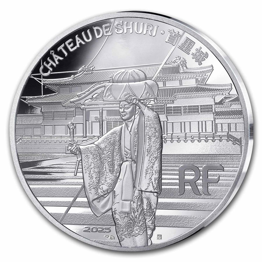 2025 France €10 Silver Proof UNESCO (Shuri Castle)