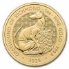 2025 GB 1 oz Gold The Royal Tudor Beasts Greyhound of Richmond BU