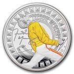 2025 GB 1 oz Silver Color £2 PF Music Legends: Freddie Mercury