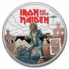2025 GB 1 oz Silver Colorized £2 PF Music Legends: Iron Maiden