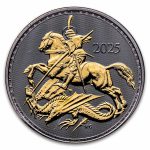 2025 GB 1 oz Silver Golden Enigma St. George and the Dragon
