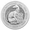 2025 GB 10 oz Silver Royal Tudor Beasts Greyhound of Richmond BU