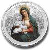 2025 Ghana 1 oz Silver Patron Saints St. Mary the Virgin (Color)