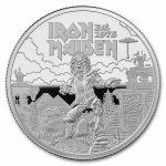 2025 Great Britain 2 oz Silver Music Legends: Iron Maiden Proof