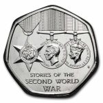 2025 Great Britain Stories of the Second World War 50p BU Coin