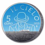 2025 Italy Proof 5€ Songs: Il Cielo by Renato Zero .925 Silver