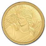 2025 Liberia 1/200 oz Gold Proof Guardian Angel