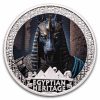 2025 Liberia 1 oz Silver Egyptian Heritage: Anubis